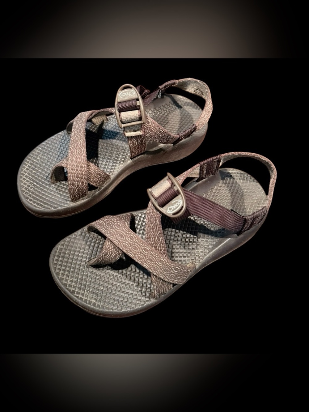 Chaco Z/2 Women’s Strappy Adjustable Buckle Vibram Sandals Brown US 6 EU 37 UK 4